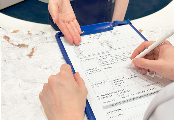 自由診療のため、保険証不要、匿名検査も可能です